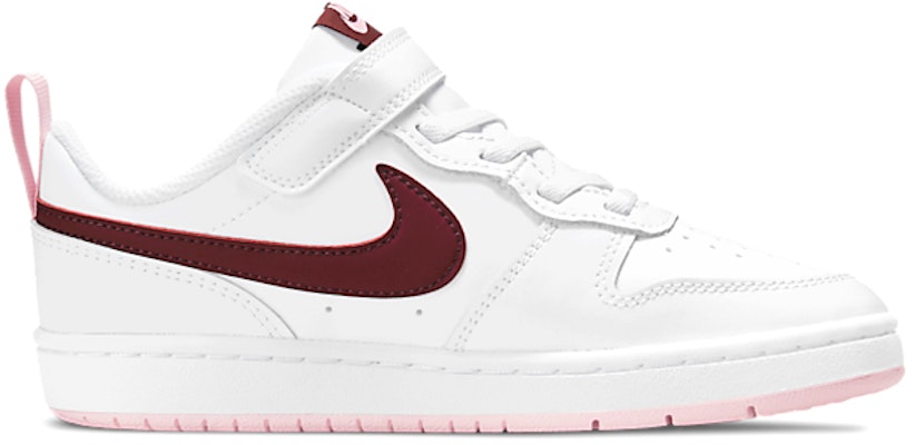 (PS) Nike Court Borough Low 2 'Blanco Remolacha Oscura' BQ5451-120 Order (PS) Nike Court Borough Low 2 'Blanco Remolacha Oscura' BQ5451-120