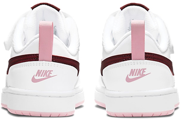 (PS) Nike Court Borough Low 2 'Blanco Remolacha Oscura' BQ5451-120 Purchase (PS) Nike Court Borough Low 2 'Blanco Remolacha Oscura' BQ5451-120