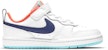 (Preschool) Nike Court Borough Low 2 'White Dark Purple Dust' BQ5451-112