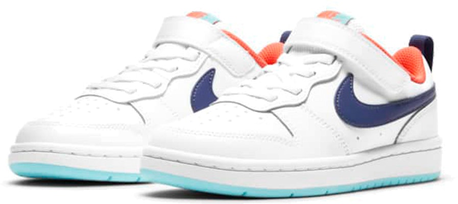 (PS) 耐克Court Borough Low 2 '白色深紫尘' BQ5451-112 Lookbook (PS) 耐克Court Borough Low 2 '白色深紫尘' BQ5451-112