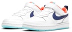 Lookbook (Preschool) Nike Court Borough Low 2 'White Dark Purple Dust' BQ5451-112
