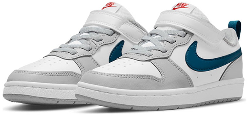 (PS) Nike Court Borough Low 2 Zapatillas Blancas/Grises/Azules de Caña Baja BQ5451-117 Lookbook (PS) Nike Court Borough Low 2 Zapatillas Blancas/Grises/Azules de Caña Baja BQ5451-117