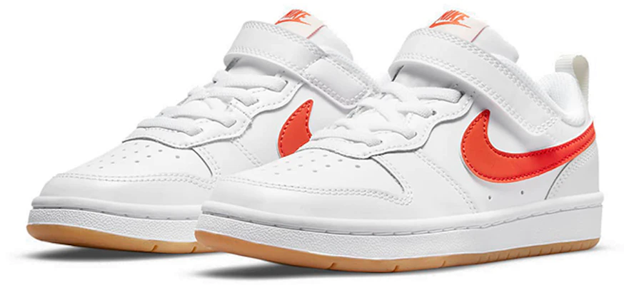 中童 Nike Court Borough 低筒 2 魔術貼 休閒 板鞋 白橙 Lookbook 中童 Nike Court Borough 低筒 2 魔術貼 休閒 板鞋 白橙