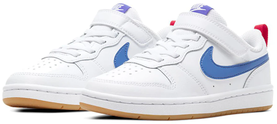 (PS) 耐克 Court Borough Low 2 '白色太平洋蓝' 运动鞋 BQ5451-109 Lookbook (PS) 耐克 Court Borough Low 2 '白色太平洋蓝' 运动鞋 BQ5451-109