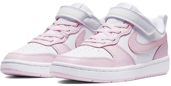 (PS) Nike Court Borough Low 2 'Putih Merah Jambu Foam' DQ0473-100 Lookbook (PS) Nike Court Borough Low 2 'Putih Merah Jambu Foam' DQ0473-100