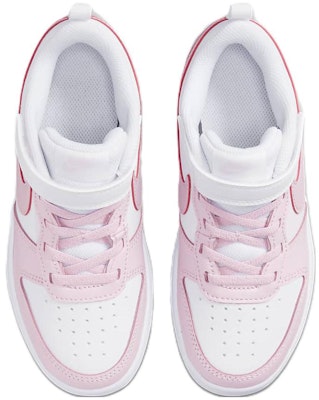 (Preschool) Nike Court Borough Low 2 'White Pink Foam' DQ0473-100 Shop (Preschool) Nike Court Borough Low 2 'White Pink Foam' DQ0473-100