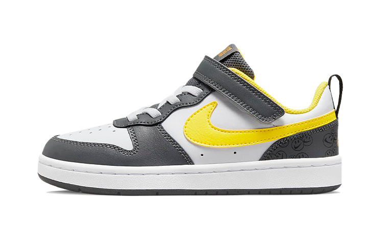 Buy (PS) Nike Court Borough Low 2 SE 'Putih Abu-abu Besi Kuning' DO6689-100