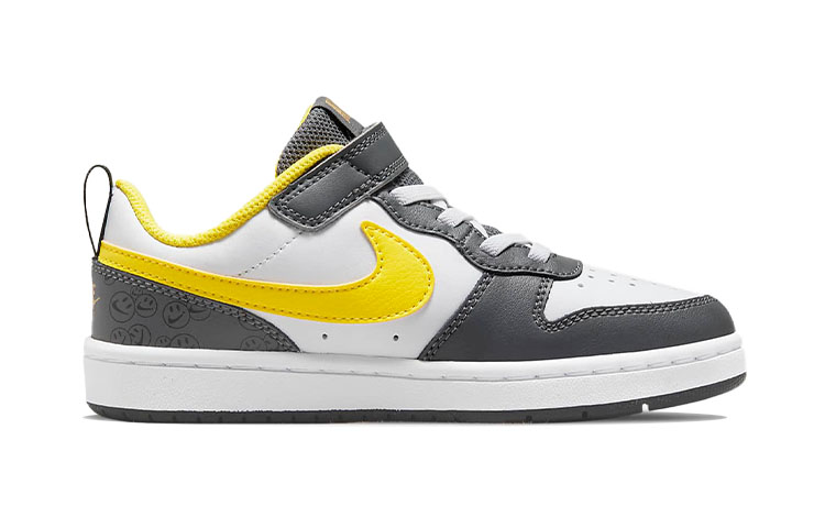 (PS) Nike Court Borough Low 2 SE 'White Iron Grey Yellow Strike' 圖 2