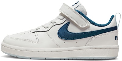 (Preschool) Nike Court Borough Low 2 SE 'White Valerian Blue' DQ5980-100 (Preschool) Nike Court Borough Low 2 SE 'White Valerian Blue' DQ5980-100
