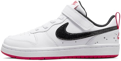 (Preschool) Nike Court Borough Low 2 SE 'White Very Berry' DM0111-100 (Preschool) Nike Court Borough Low 2 SE 'White Very Berry' DM0111-100