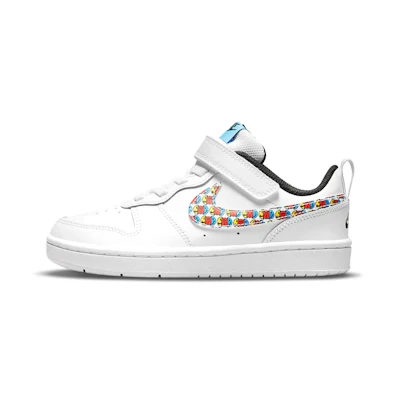 (PS) Nike Court Borough Low 2 SE PS 'Happy Hoops'