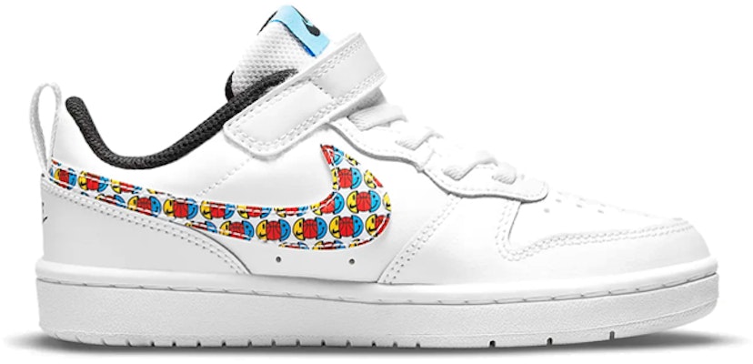 (PS) ナイキ コート バーロウ LOW 2 SE PS "ハッピーフープス" DM8099-100 Order (PS) ナイキ コート バーロウ LOW 2 SE PS "ハッピーフープス" DM8099-100