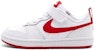 (PS) Nike Court Borough Low 2 Sneakers Merah/Putih BQ5451-103