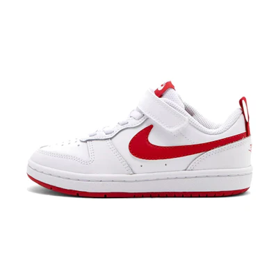 (PS) Nike Court Borough Low 2 Sneakers Red/White