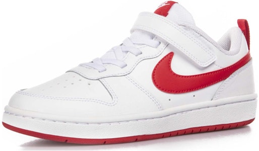 中童 Nike Court Borough Low 2 休閒 耐磨 低筒 兒童板鞋 紅白 Lookbook 中童 Nike Court Borough Low 2 休閒 耐磨 低筒 兒童板鞋 紅白