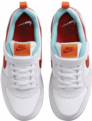 中童 Nike Court Borough 減震 低筒 板鞋 米橙色 Shop 中童 Nike Court Borough 減震 低筒 板鞋 米橙色