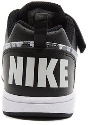 (Preschool) Nike Court Borough Low #39 Black White #39 870025‑005 870025 (Preschool) Nike Court Borough Low #39 Black White #39 870025‑005 870025