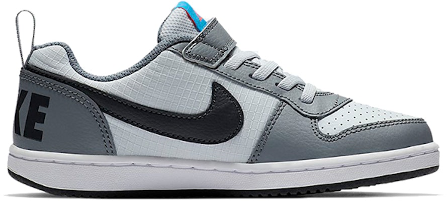 (Preschool) Nike Court Borough Low /Blue 'Grey' 870025-006 Order (Preschool) Nike Court Borough Low /Blue 'Grey' 870025-006