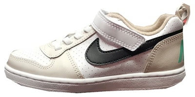(Preschool) Nike Court Borough Low 'Cream White Black' DZ2785-101 (Preschool) Nike Court Borough Low 'Cream White Black' DZ2785-101