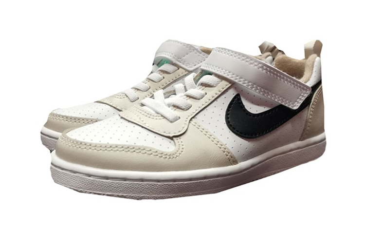 Lookbook (PS) Nike Court Borough Low 'Putih Krem Hitam' DZ2785-101