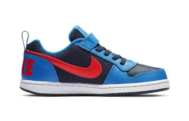 Order (PS) Nike Court Borough Low 'Biru Navy Merah' 870025-404