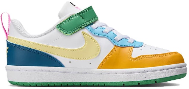 中童 Nike Court Borough Low RC BP 防滑 低筒 兒童板鞋 白紫綠 Order 中童 Nike Court Borough Low RC BP 防滑 低筒 兒童板鞋 白紫綠