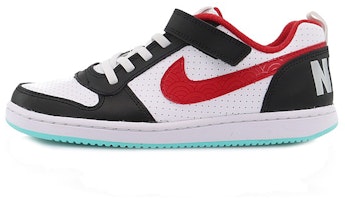 (Preschool) Nike Court Borough Sneakers White/Black/Red DQ5355-161 (Preschool) Nike Court Borough Sneakers White/Black/Red DQ5355-161