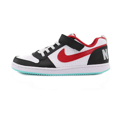 (PS) Nike Court Borough Sneakers White/Black/Red