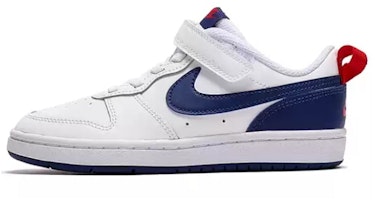 (Preschool) Nike Court Borough Low 'White Deep Royal' BQ5451-113 (Preschool) Nike Court Borough Low 'White Deep Royal' BQ5451-113