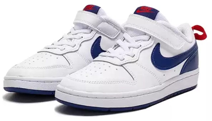 (PS) Nike Court Borough Low 'Putih Biru Royal Deep' BQ5451-113 Lookbook (PS) Nike Court Borough Low 'Putih Biru Royal Deep' BQ5451-113