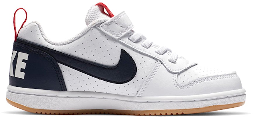 (Preschool) Nike Court Borough Low 'White Red Blue' 870025-105 Order (Preschool) Nike Court Borough Low 'White Red Blue' 870025-105