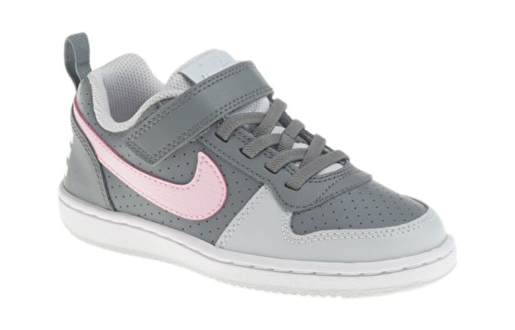 (Preschool) Nike Court Borough Low JR #39 Grey #39 870028 008 870028 008