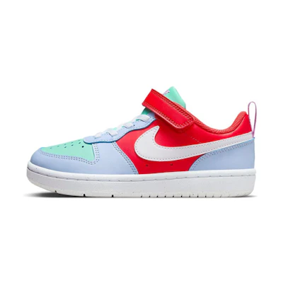 (PS) Nike Court Borough Low Recraft 'Cobalt Bliss Track Red'