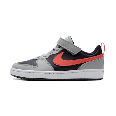 (PS) Nike Court Borough Low Recraft 'Light Smoke Bright Crimson'