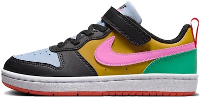 (Preschool) Nike Court Borough Low Recraft 'Multi-Color' DV5457-004 (Preschool) Nike Court Borough Low Recraft 'Multi-Color' DV5457-004