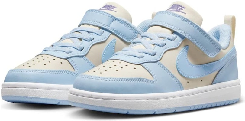 (Preschool) Nike Court Borough Low Recraft 'Soft Pearl Celestine Blue' IH4049-001 Shop (Preschool) Nike Court Borough Low Recraft 'Soft Pearl Celestine Blue' IH4049-001