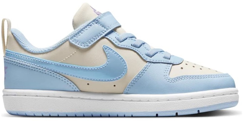(Preschool) Nike Court Borough Low Recraft 'Soft Pearl Celestine Blue' IH4049-001 Details for (Preschool) Nike Court Borough Low Recraft 'Soft Pearl Celestine Blue' IH4049-001
