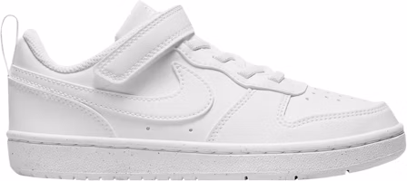 (Preschool) Nike Court Borough Low Recraft 'Triple White' DV5457-106 (Preschool) Nike Court Borough Low Recraft 'Triple White' DV5457-106