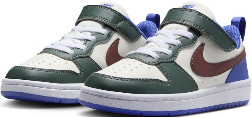 (Preschool) Nike Court Borough Low Recraft 'Vintage Green Dark Pony' DV5457-300 Order (Preschool) Nike Court Borough Low Recraft 'Vintage Green Dark Pony' DV5457-300