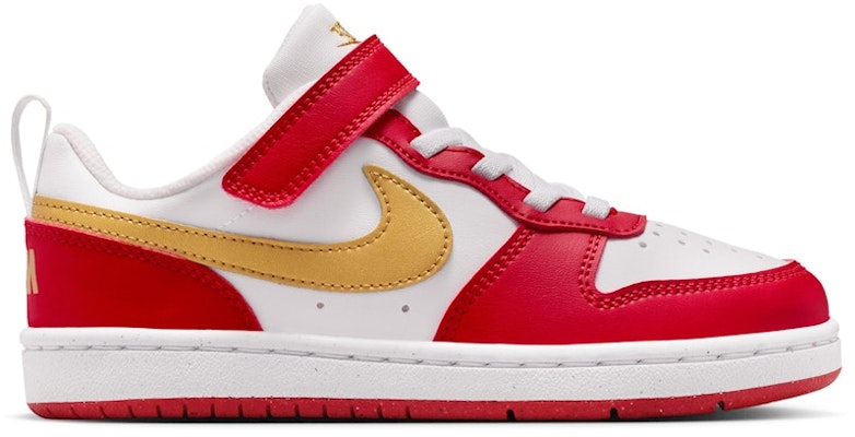 (Preschool) Nike Court Borough Low Recraft 'White University Red' DV5457-137 Buy (Preschool) Nike Court Borough Low Recraft 'White University Red' DV5457-137