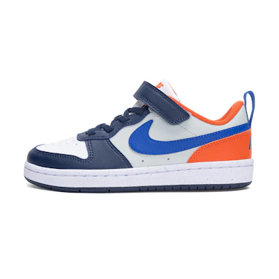 (PS) Nike Court Borough Low Recraft 'Midnight Navy Team Orange'