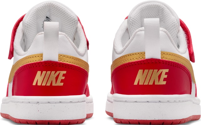 (Preschool) Nike Court Borough Low Recraft 'White University Red' DV5457-137 Lookbook (Preschool) Nike Court Borough Low Recraft 'White University Red' DV5457-137