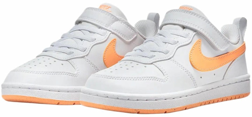 (Preschool) Nike Court Borough Low Recraft 'White Peach Cream' DV5457-119 Lookbook (Preschool) Nike Court Borough Low Recraft 'White Peach Cream' DV5457-119