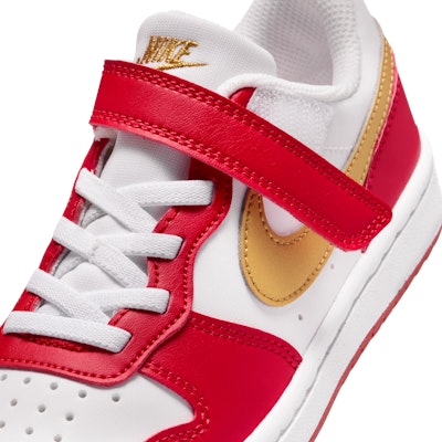 (Preschool) Nike Court Borough Low Recraft 'White University Red' DV5457-137 Purchase (Preschool) Nike Court Borough Low Recraft 'White University Red' DV5457-137