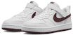 (Preschool) Nike Court Borough Low Recraft 'White Burgundy Crush' DV5457-112