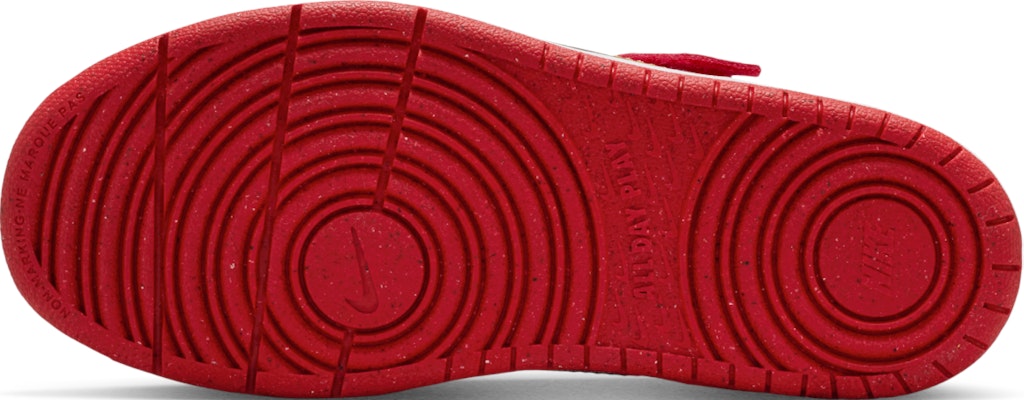 (Preschool) Nike Court Borough Low Recraft 'White University Red' DV5457-137 Sizing (Preschool) Nike Court Borough Low Recraft 'White University Red' DV5457-137