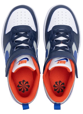 (Preschool) Nike Court Borough Low Recraft 'White Navy Orange' DV5457-401 Cheap (Preschool) Nike Court Borough Low Recraft 'White Navy Orange' DV5457-401