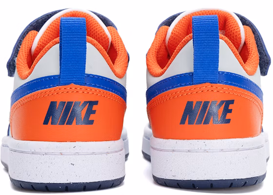 (Preschool) Nike Court Borough Low Recraft 'White Navy Orange' DV5457-401 1