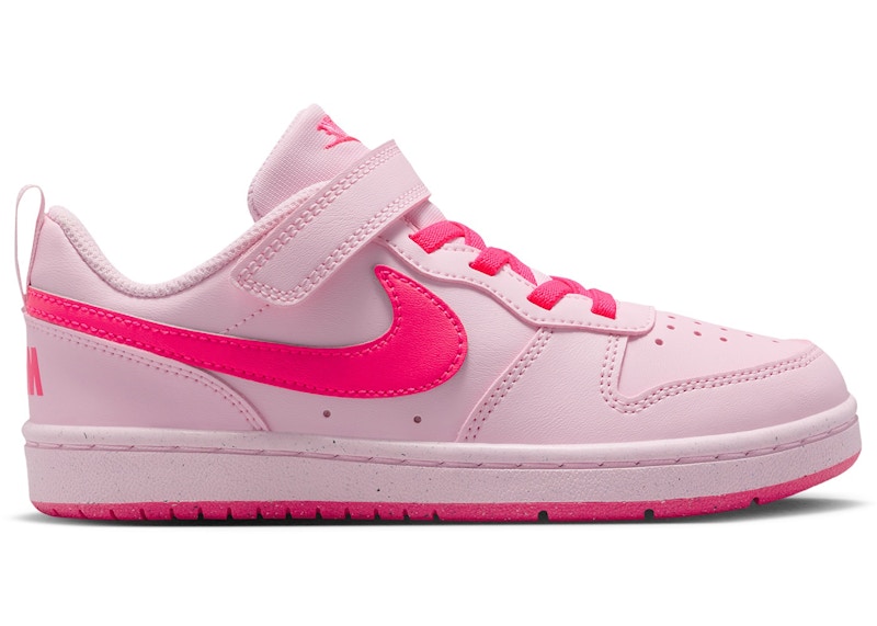 (Preschool) Nike Court Borough Low Recraft Pink Foam Hyper Pink IQ9226-663