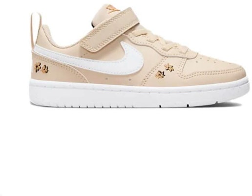(Preschool) Nike Court Borough Low Recraft SE 'Embroidered Floral' FZ3135-100 Order (Preschool) Nike Court Borough Low Recraft SE 'Embroidered Floral' FZ3135-100